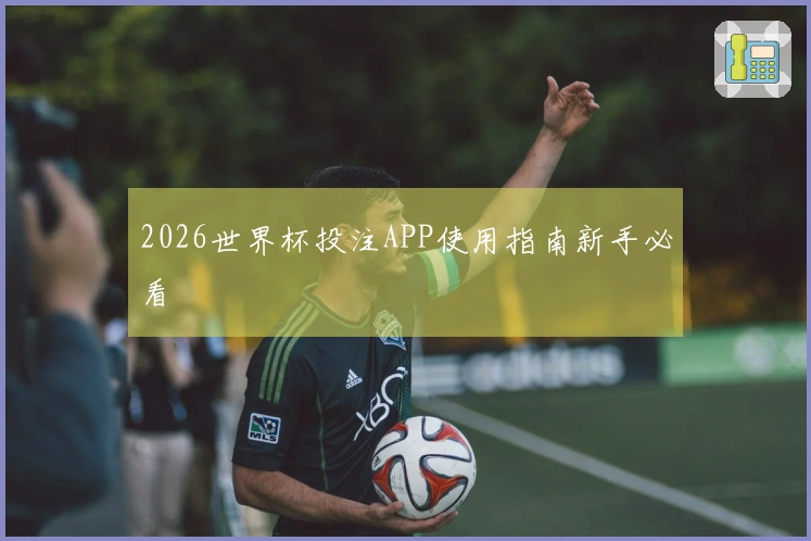 2026世界杯投注APP使用指南新手必看